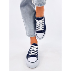 Klassiska damsneakers Fargis D.BLUE blå 1