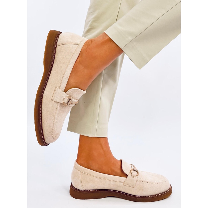 States Beige mockasin för kvinnor 2