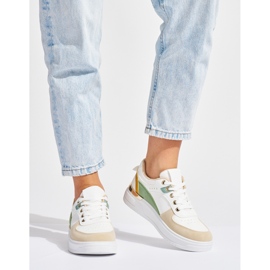 Flerfärgade plattformssportskor för kvinnor mångfärgad 2