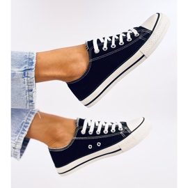 Basic Svarta klassiska sneakers för kvinnor 1