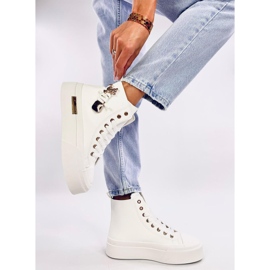 Abba White high-top sneakers vit 2