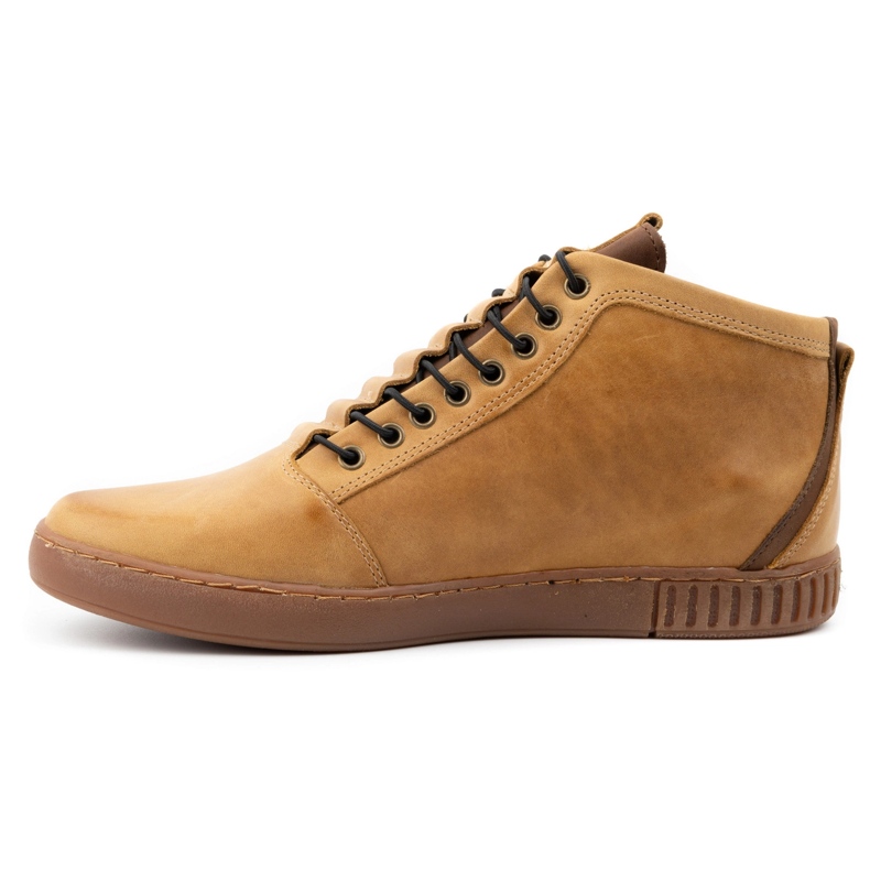 Polbut Isolerade ankelstövlar i läder 2122 brun för män 1