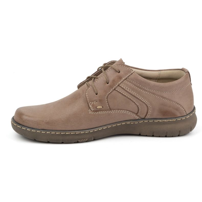 Olivier Skinnskor för dam 0819, mörkbeige 1