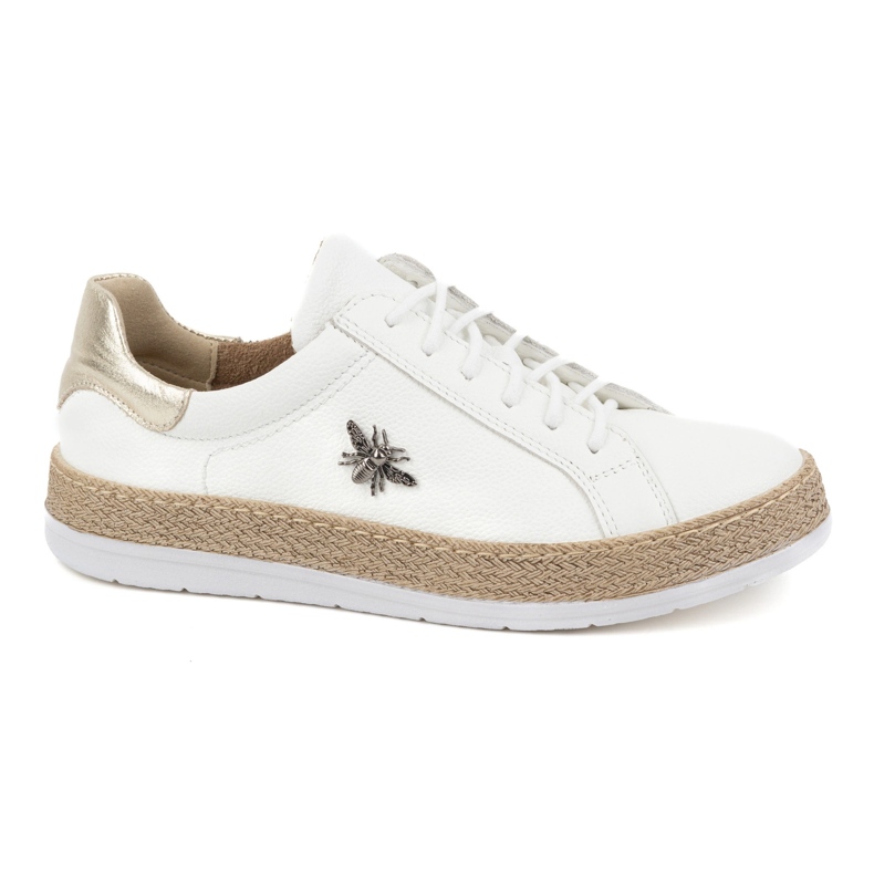Olivier Skinnskor för kvinnor Style 1190 vita sneakers 1