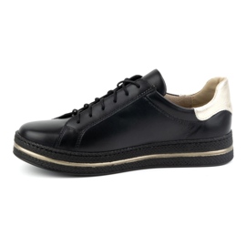 Olivier Skinnskor för dam Style 1190 svarta sneakers 1