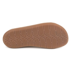 Olivier Minimalistiska barfota läderskor för dam modell 1243, beige 1