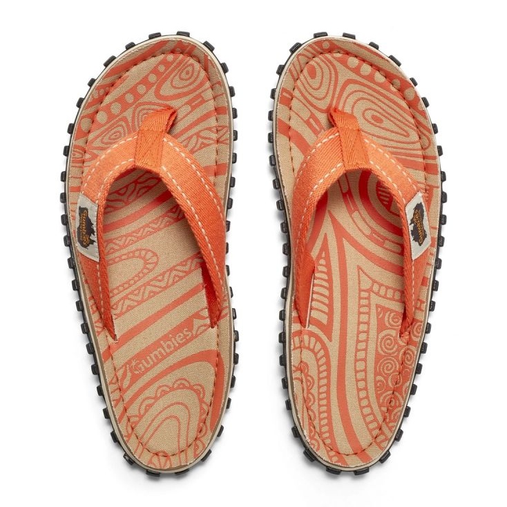 Gumbies Cairns flipflops unisex GU-FFISL130 flipflops orange 1