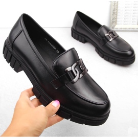 Damloafers med kedja, svart Potocki 12440 1