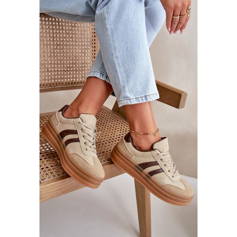 Sneakers för kvinnor Brun Nesonice 1