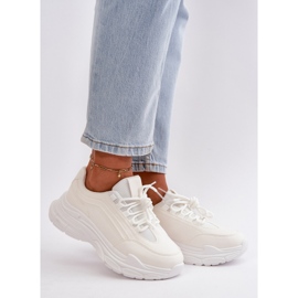 Sneakers för kvinnor, Sportskor med tjock sula, Vit Lerila 1