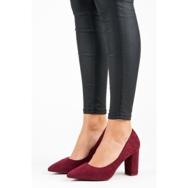 Comer Vinröd pumps 1