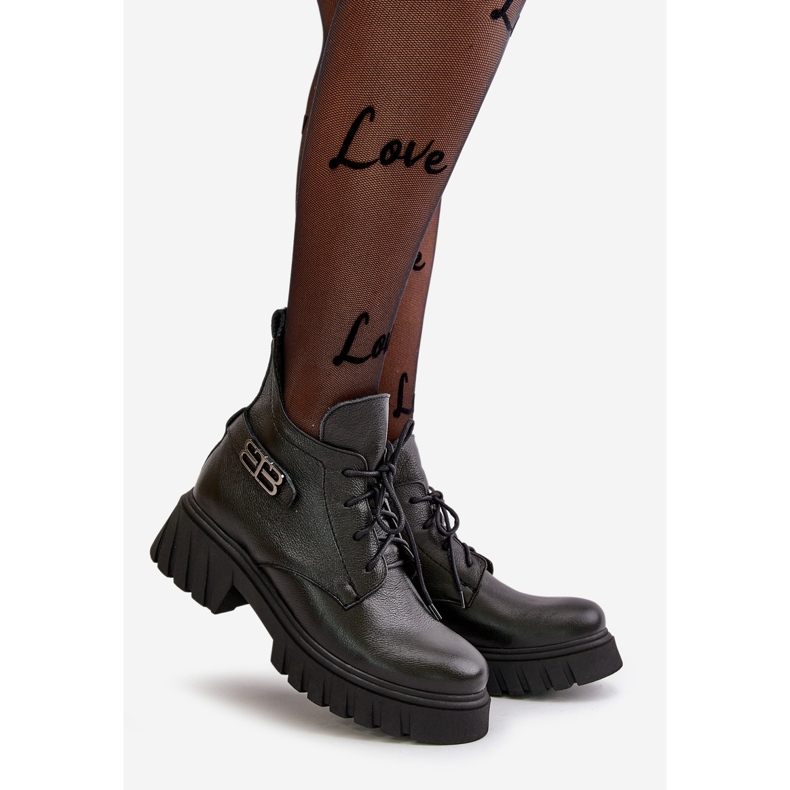 Zazoo 60483 Läderskor med låg topp, isolerade, svarta 1