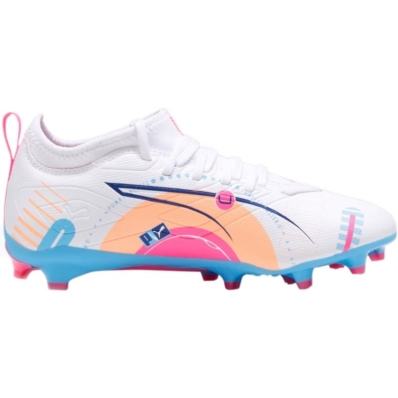 Puma Ultra 5 Match Vol. Up FG/AG 108065 01 fotbollsskor vit 1