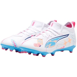 Puma Ultra 5 Match Vol. Up FG/AG 108065 01 fotbollsskor vit 2
