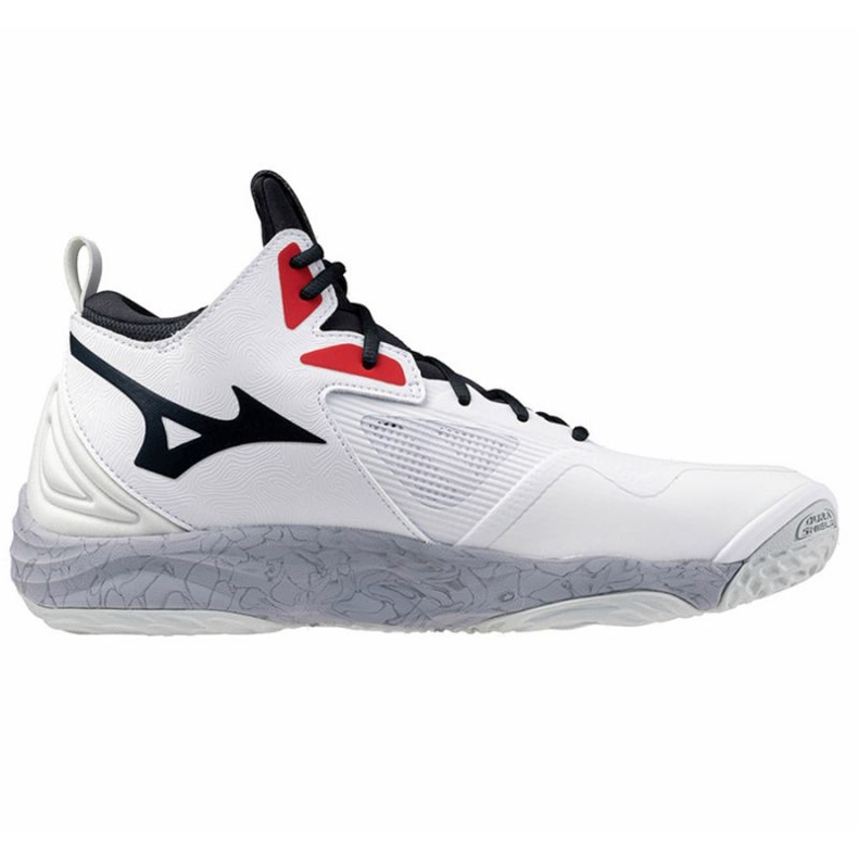 Mizuno Wave Momentum 3 Mid M V1GA231796 volleybollskor vit 1