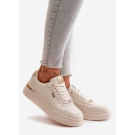 Sneakers för kvinnor på Big Star-plattformen OO274757 HI-POLY System Vit 1