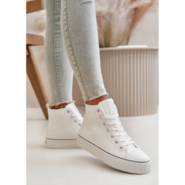 Dam Isolerade Eco Läder Sneakers Big Star OO274788 Vit 7