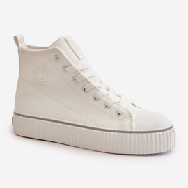 Dam Isolerade Eco Läder Sneakers Big Star OO274788 Vit 6