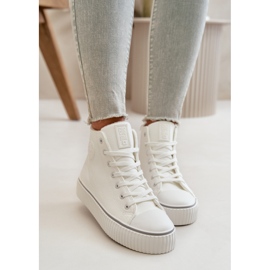 Dam Isolerade Eco Läder Sneakers Big Star OO274788 Vit 9