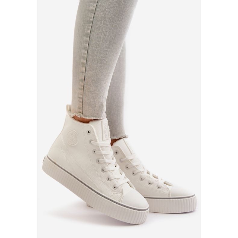 Dam Isolerade Eco Läder Sneakers Big Star OO274788 Vit 1