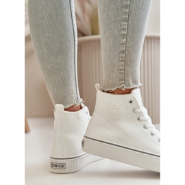 Dam Isolerade Eco Läder Sneakers Big Star OO274788 Vit 2