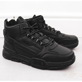 Isolerade high-top sportskor för män, svarta Big Star OO174587 1