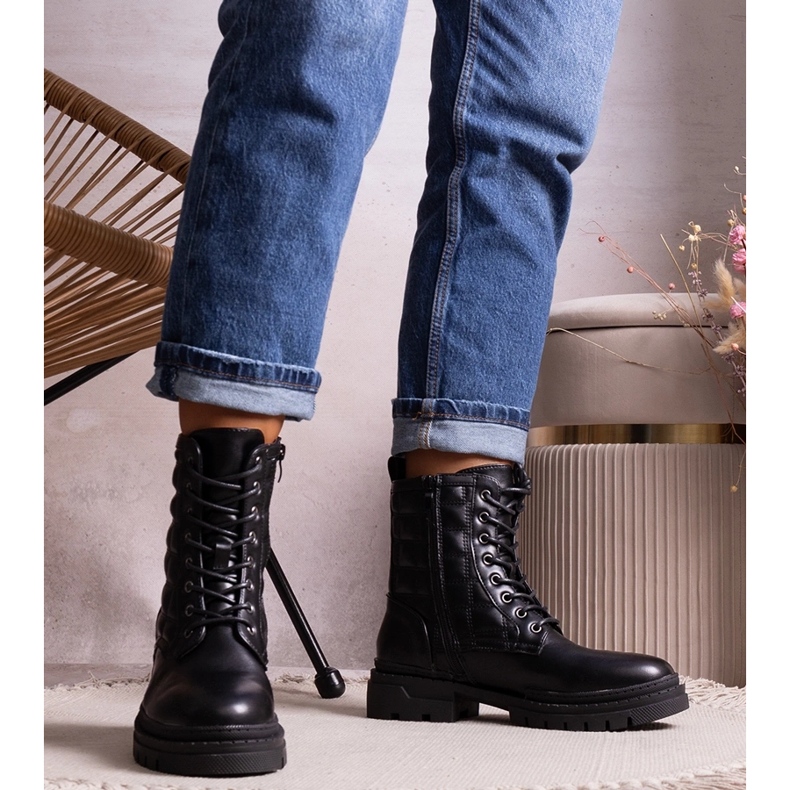 Svarta Tellin-stövlar 1