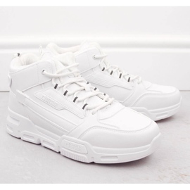 High-top, isolerade vita sportskor för män Big Star OO174588 1