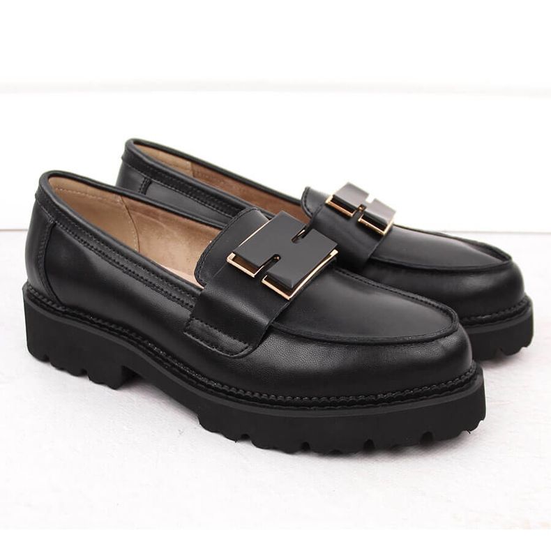 Filippo DP6450 damloafers i svart läder 2