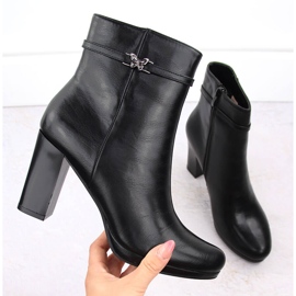 M. DASZYŃSKI Isolerade svarta stövlar för kvinnor M.Daszyński AF125-22 1