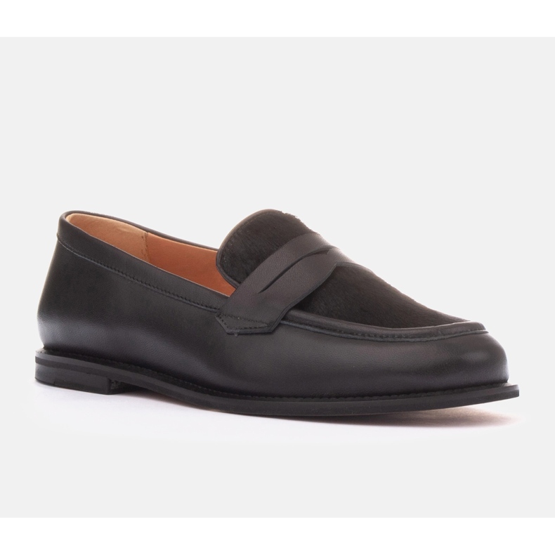 Marco Shoes Lorenzo Pony loafers svart 1