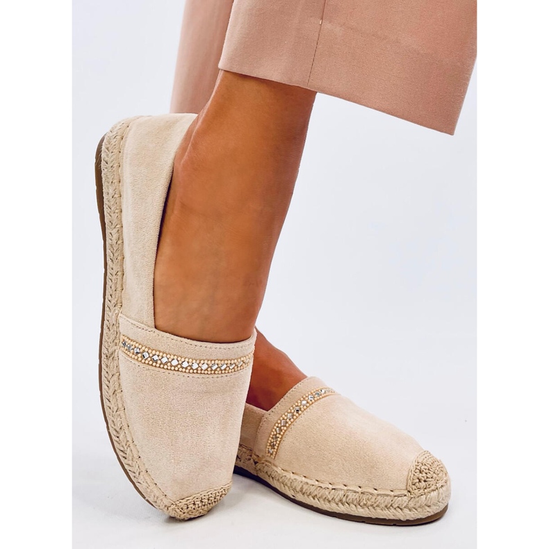 Etance Beige espadrillor för kvinnor 2