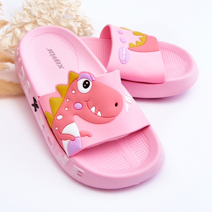 Barns Foam Slides Dinosaur Pink Dario rosa 2