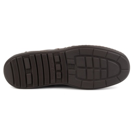Olivier Läder slip-on skor för män 790MP brun 5