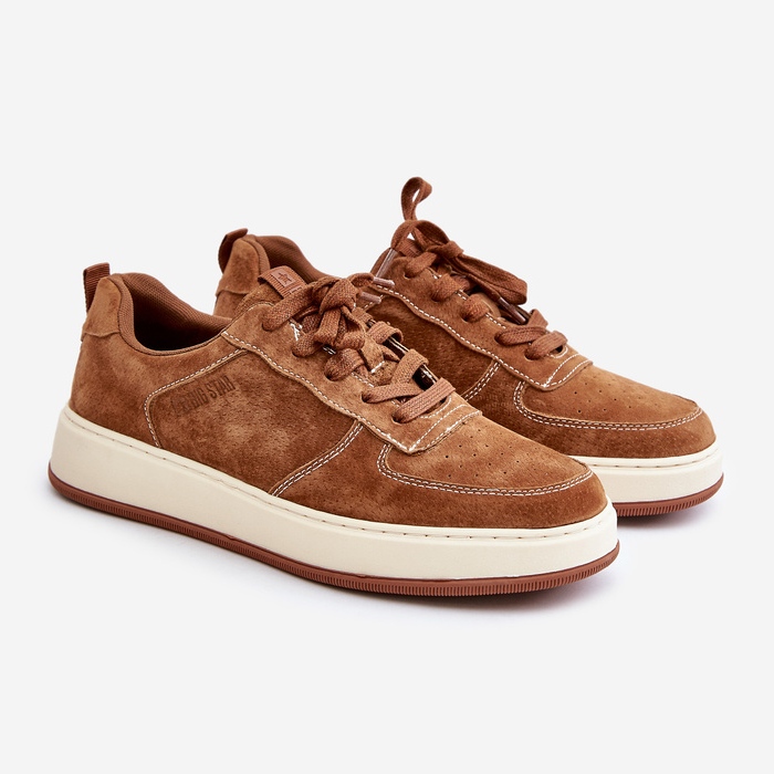 Platformsneakers herr Mocka Big Star OO174014 Brun 1