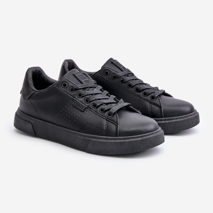 Sneakers för män gjorda av ekologiskt läder Big Star OO174117 Svart 1