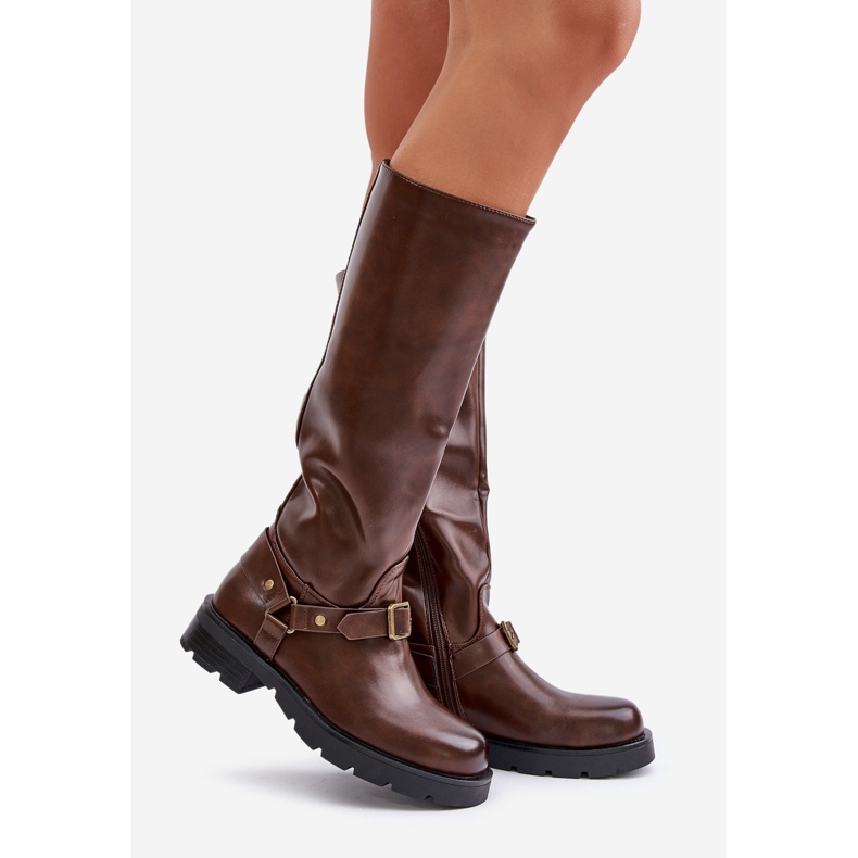Isolerade damstövlar med dragkedja Eco Läder Brun Tialethe 1