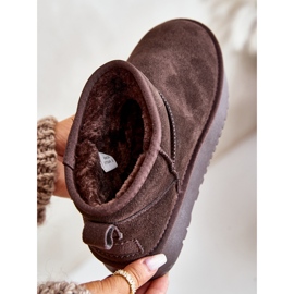 Snöskor i mocka för kvinnor Brun Nereviana 2