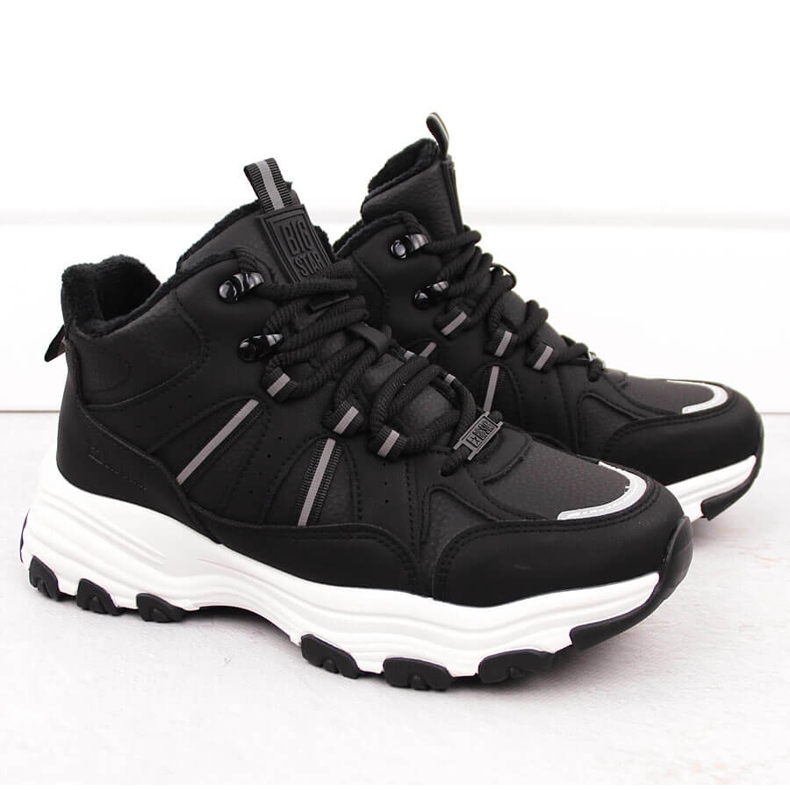 Isolerade höga stövlar, svarta Big Star OO274A160 2