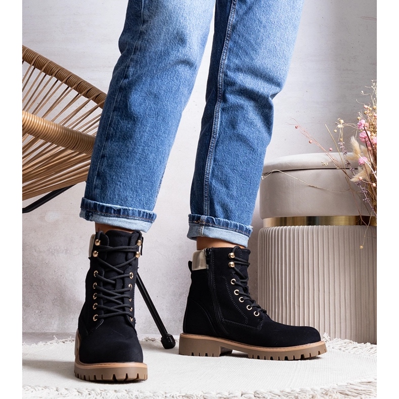 Svarta isolerade Amata stövlar 1