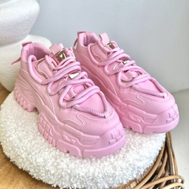 Seastar Sportssneakers för kvinnor på en tjock sula, rosa 1