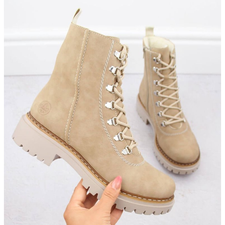 Rieker W RKR721 isolerad väska, beige 1