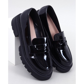 Gladieu Black patent loafers svart 1
