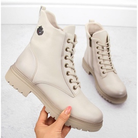 Damisolerade vandringskängor, beige Potocki 12203 1