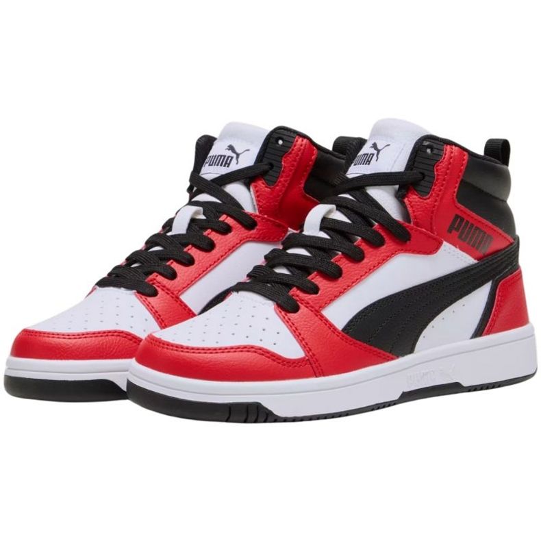 Puma Rebound V6 Mid-skor 393831 03 vit 1