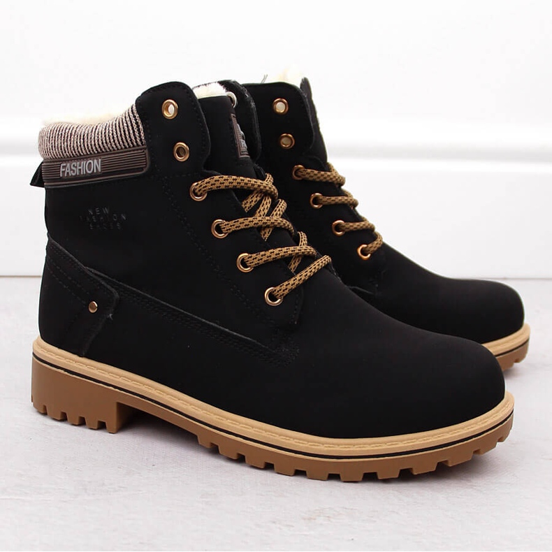 Svarta damstövlar Potocki 97301 2