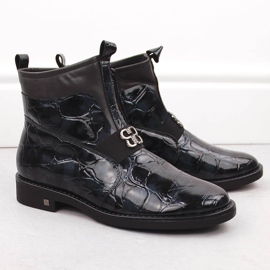 Lackstövlar dam, svarta, Potocki 12544 2