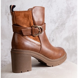 Bruna ankelboots Mirka 2