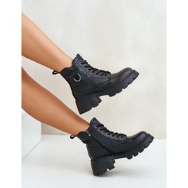 Damisolerade stövlar i naturläder Vinceza 41460 Svart 2