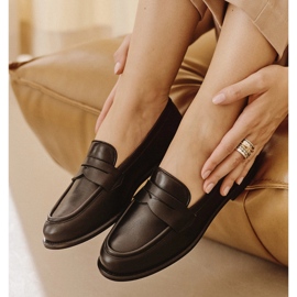 Marco Shoes Läder loafers 2231P-001-1 svart 1